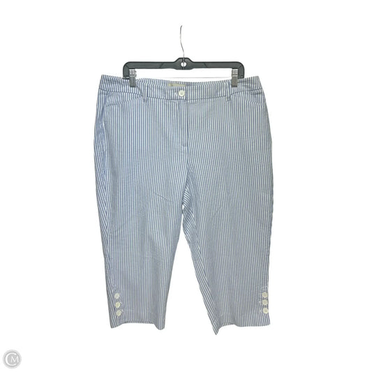 Pants Other By Talbots In Blue & White, Size: 16