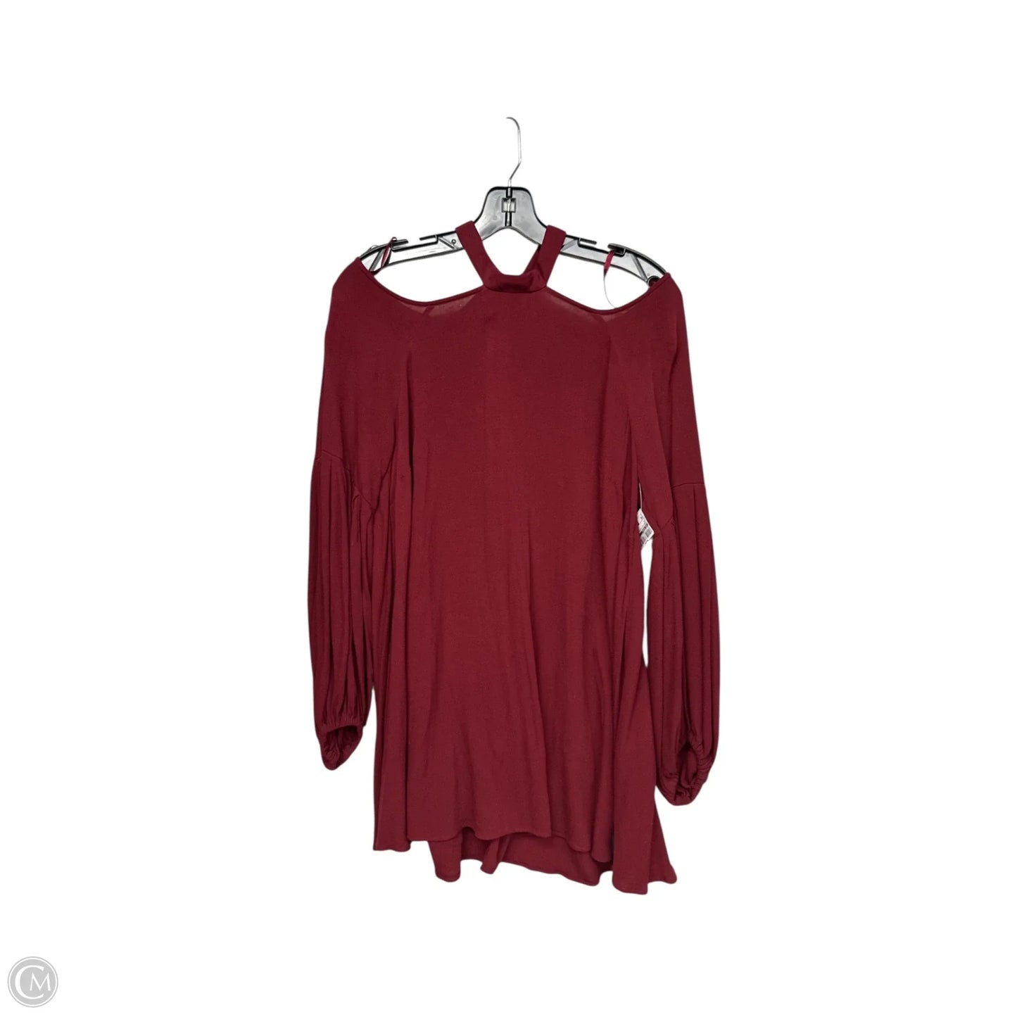Tunic 3/4 Sleeve By Free People In Red, Size: S