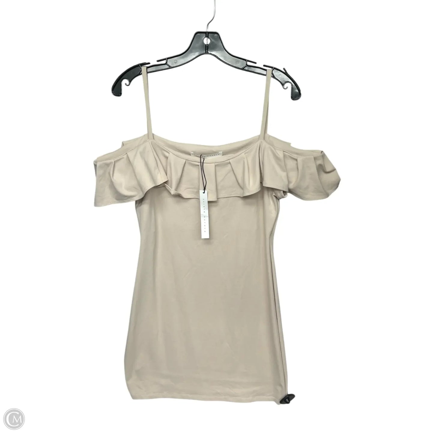 Dress Casual Short By Clothes Mentor In Tan, Size: Xl
