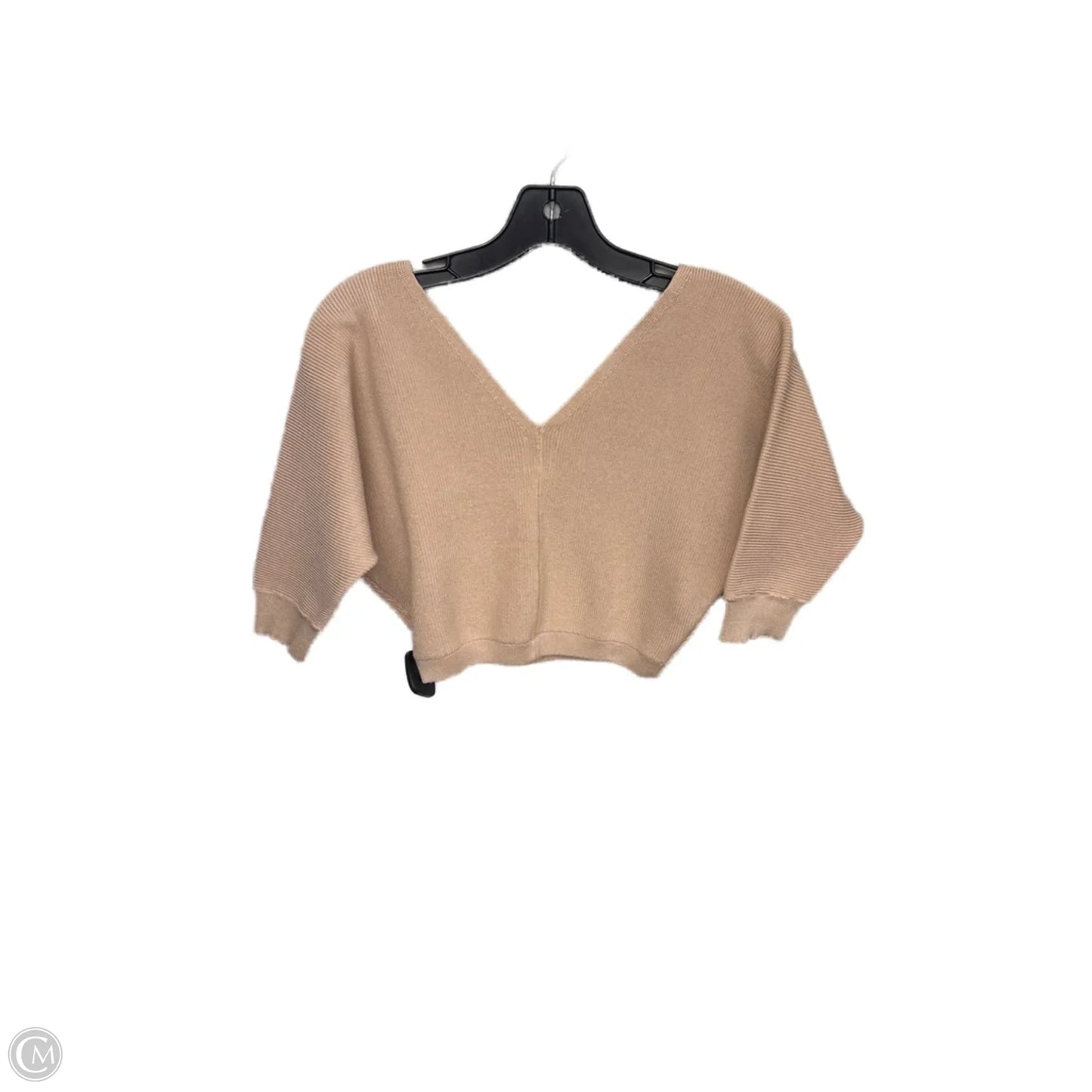 Sweater By Clothes Mentor In Tan, Size: S