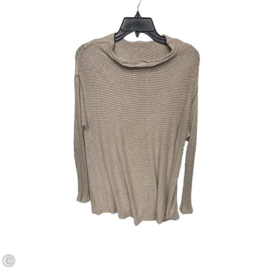 Top Long Sleeve By Free People In Tan, Size: M