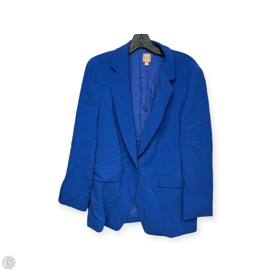 Blazer By Clothes Mentor In Blue, Size: 8