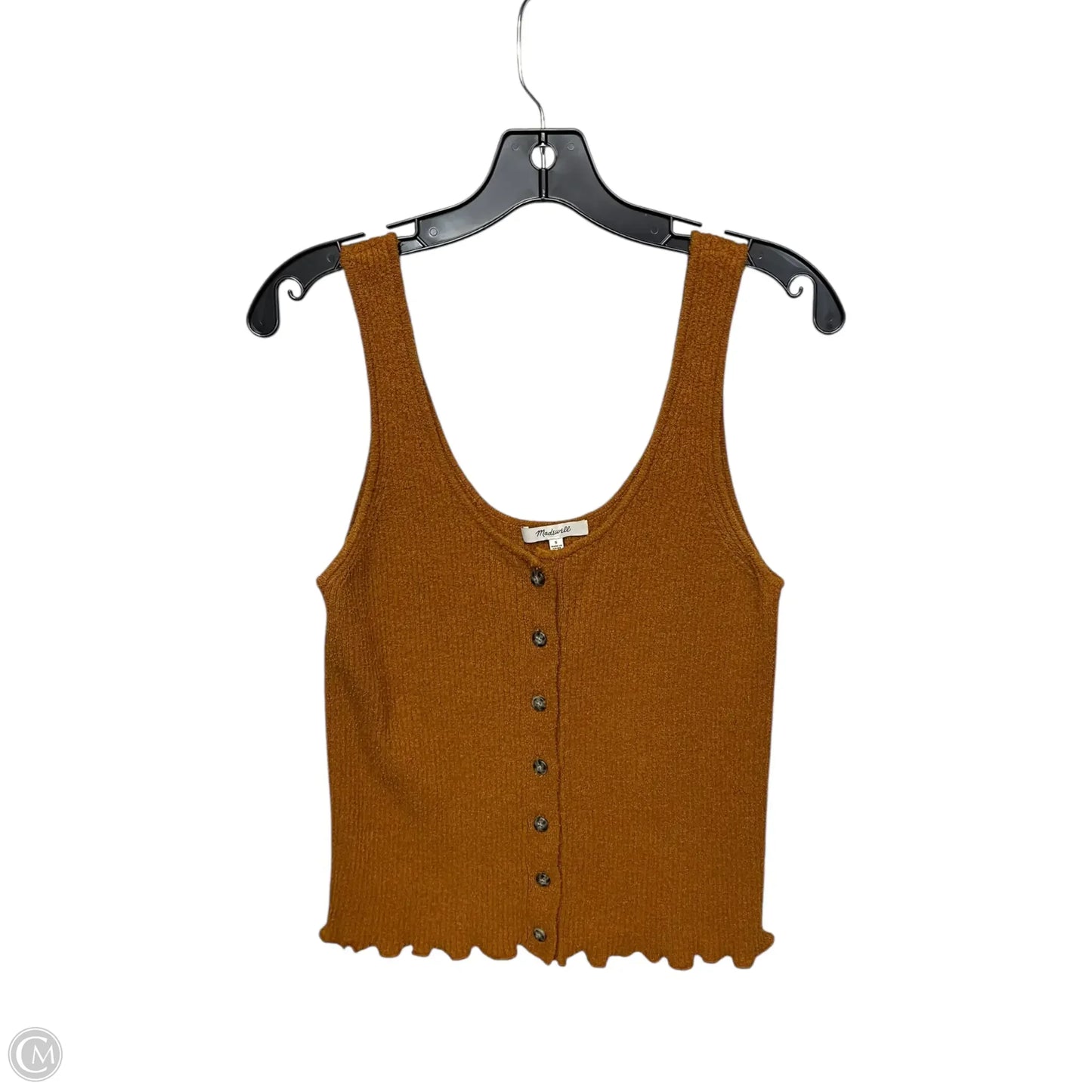 Top Sleeveless By Madewell In Orange, Size: S