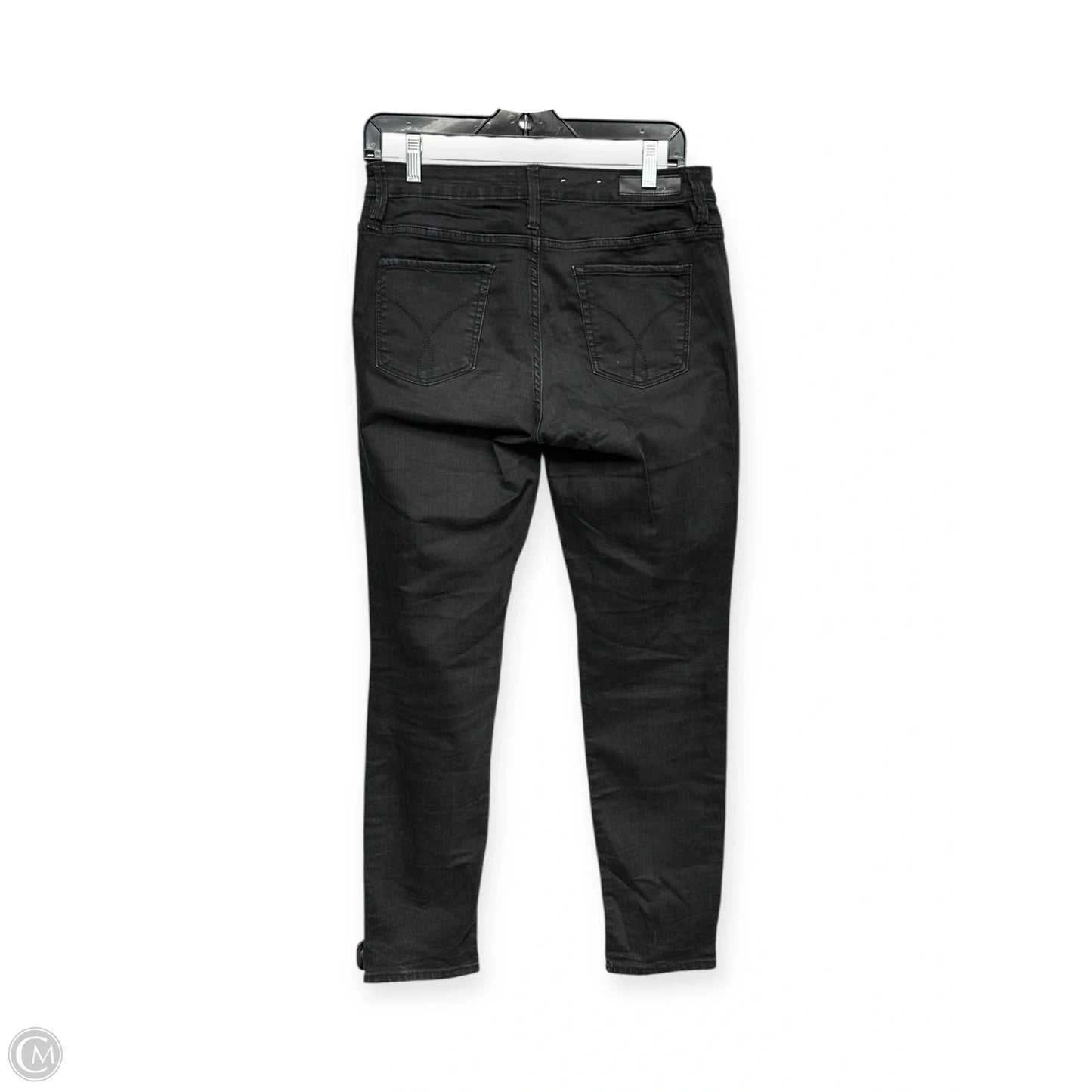 Jeans Skinny By Calvin Klein In Black, Size: 8