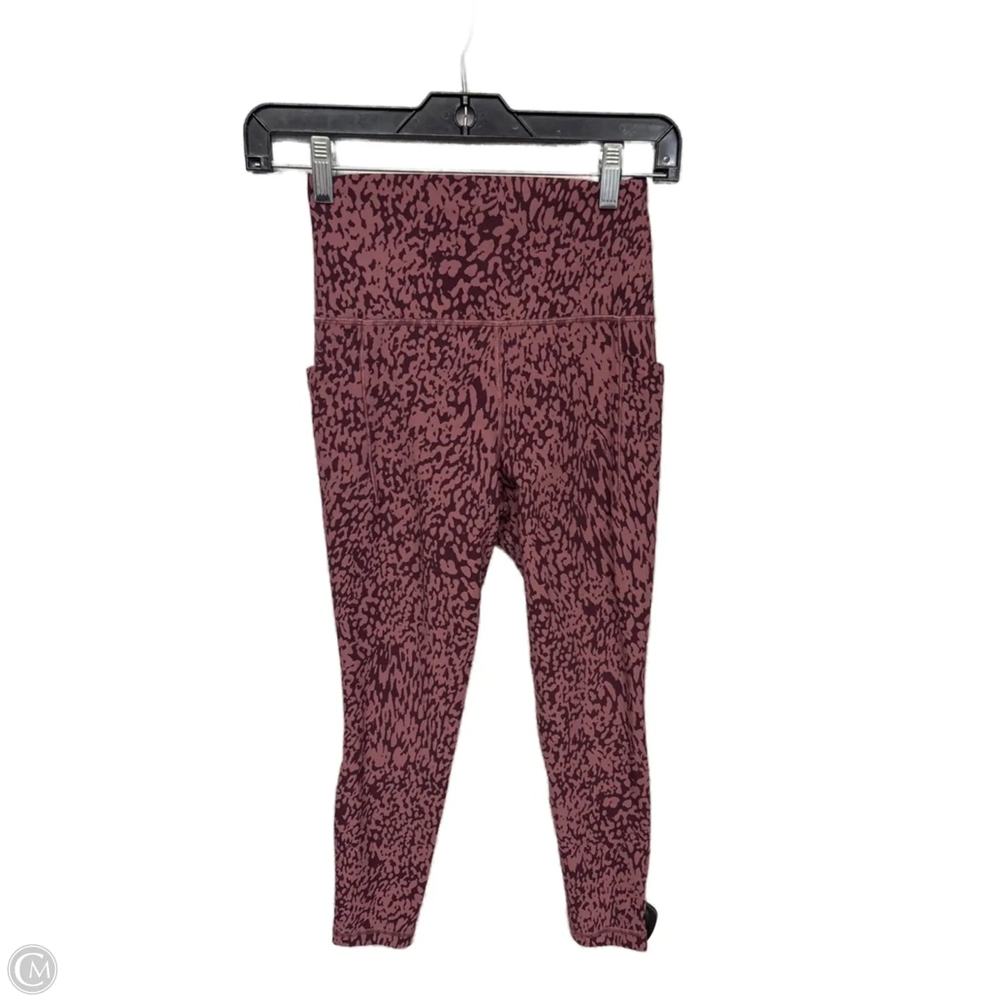 Athletic Leggings By Athleta In Mauve, Size: Xs