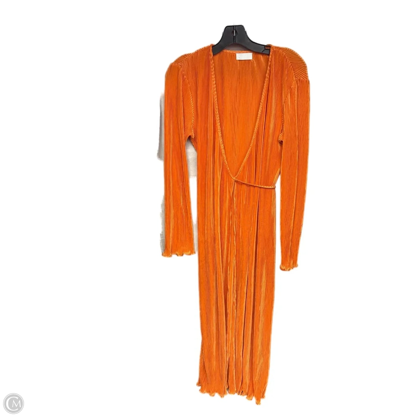 Dress Casual Midi By Clothes Mentor In Orange, Size: S