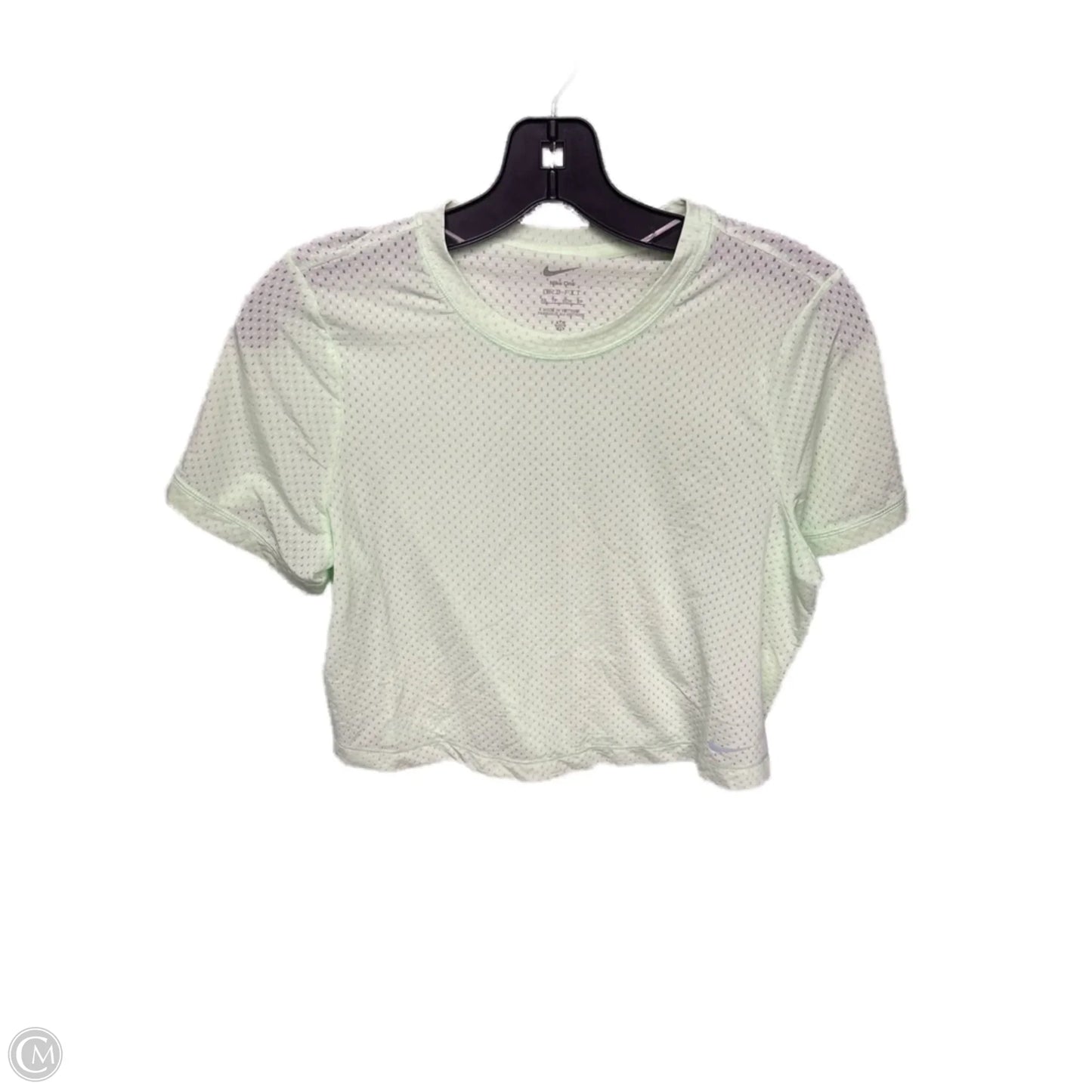 Athletic Top Short Sleeve By Nike Apparel In Green, Size: Xs