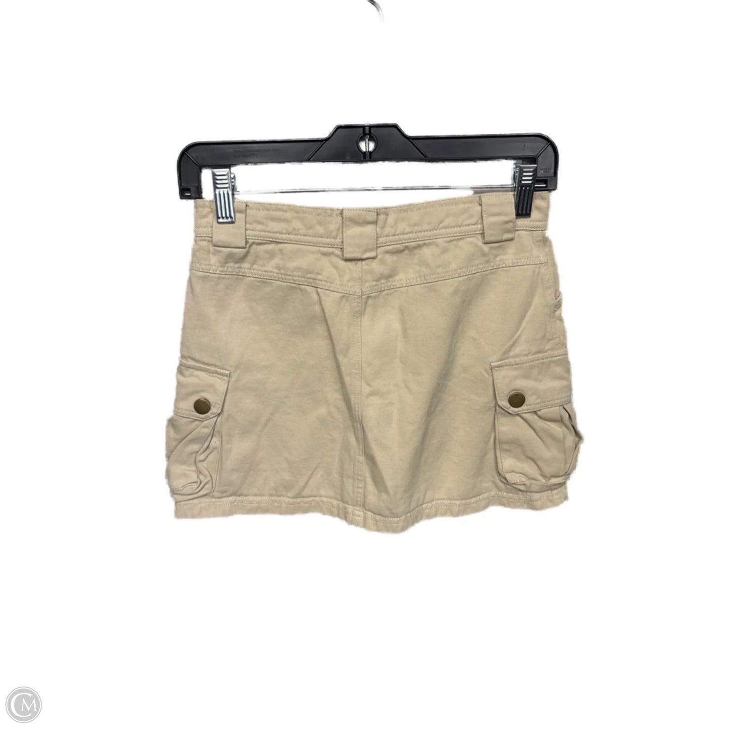 Skirt Mini & Short By Clothes Mentor In Tan, Size: 0