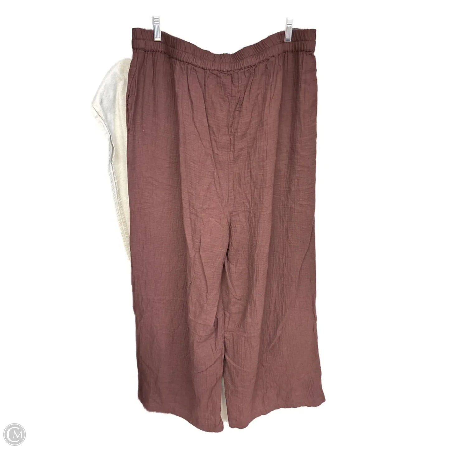 Pants Set 2pc By Clothes Mentor In Brown, Size: 18