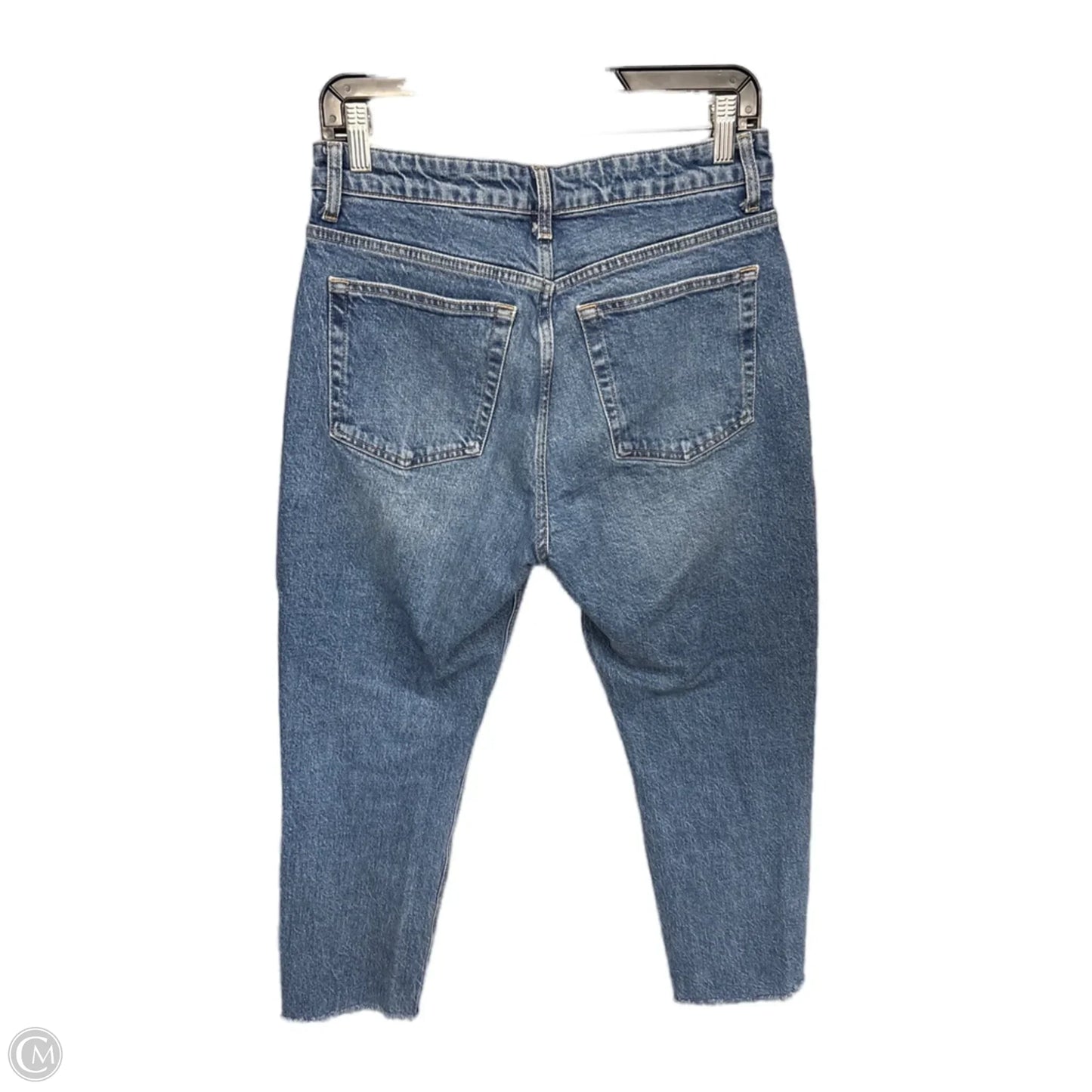 Jeans Straight By Topshop In Blue Denim, Size: 10