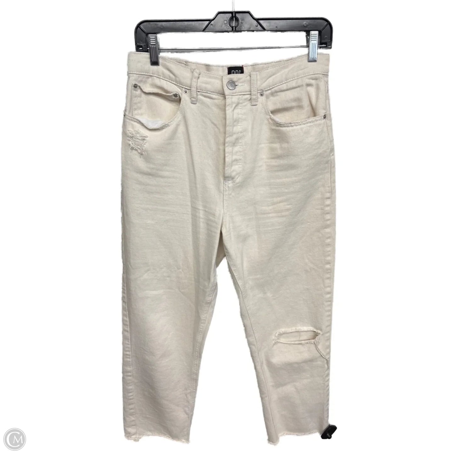 Jeans Straight By Bdg In Cream, Size: 6