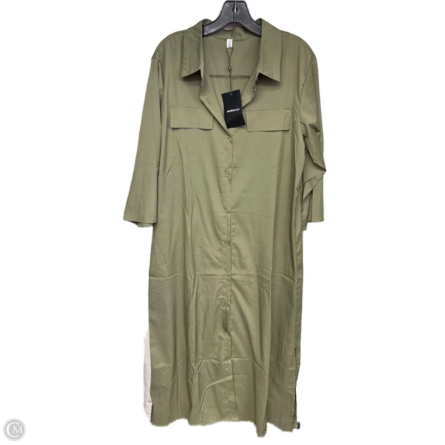 Dress Casual Maxi By Clothes Mentor In Green, Size: Xl