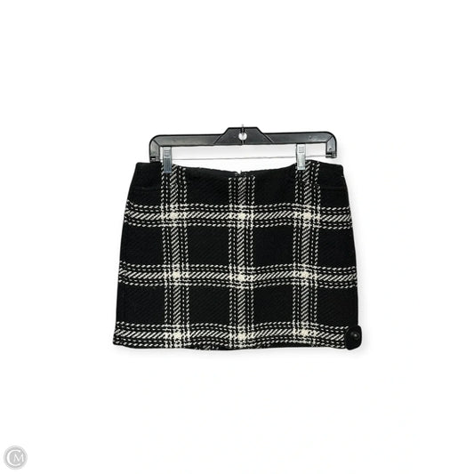Skirt Mini & Short By Gap In Black & Cream, Size: 4