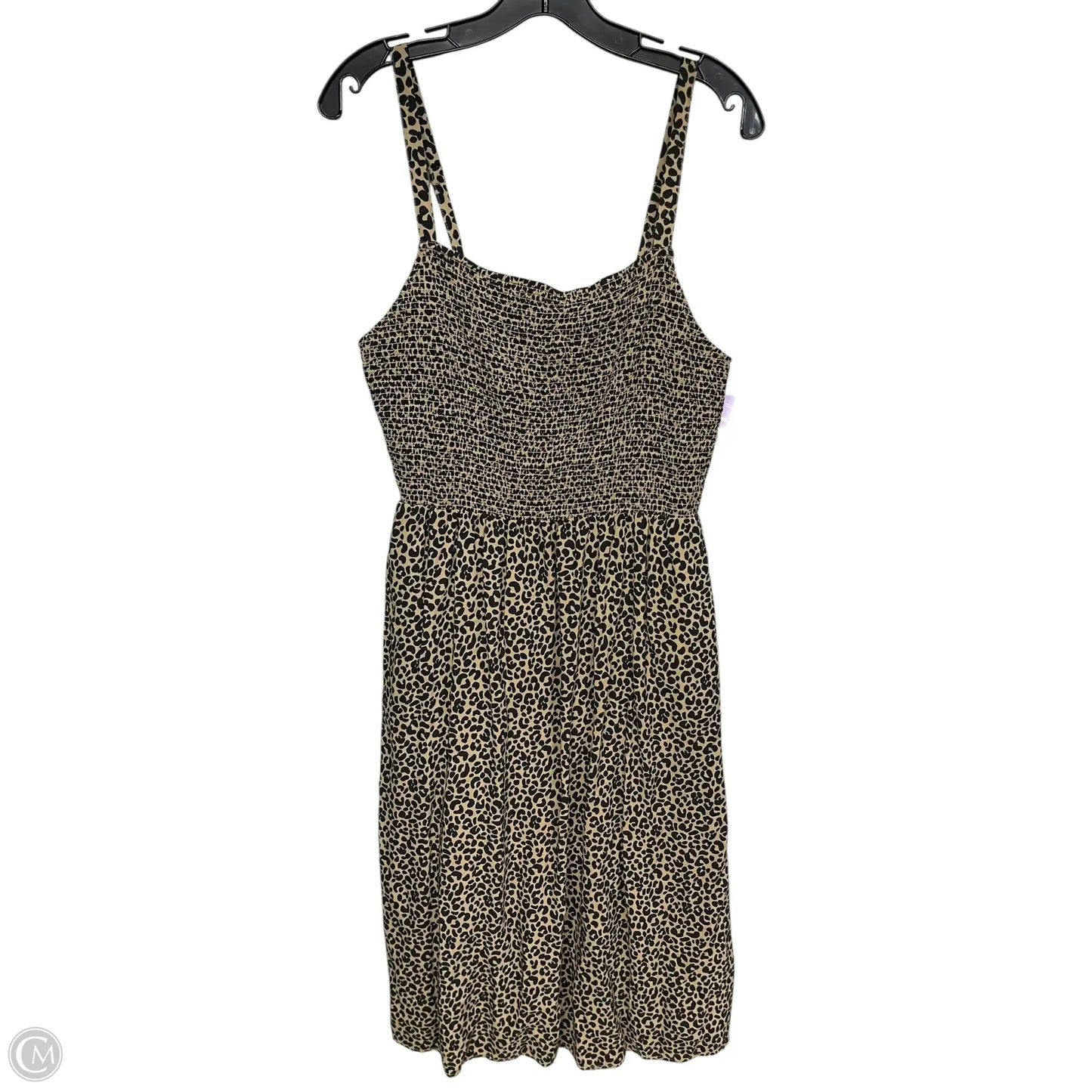 Dress Casual Midi By Old Navy In Leopard Print, Size: L