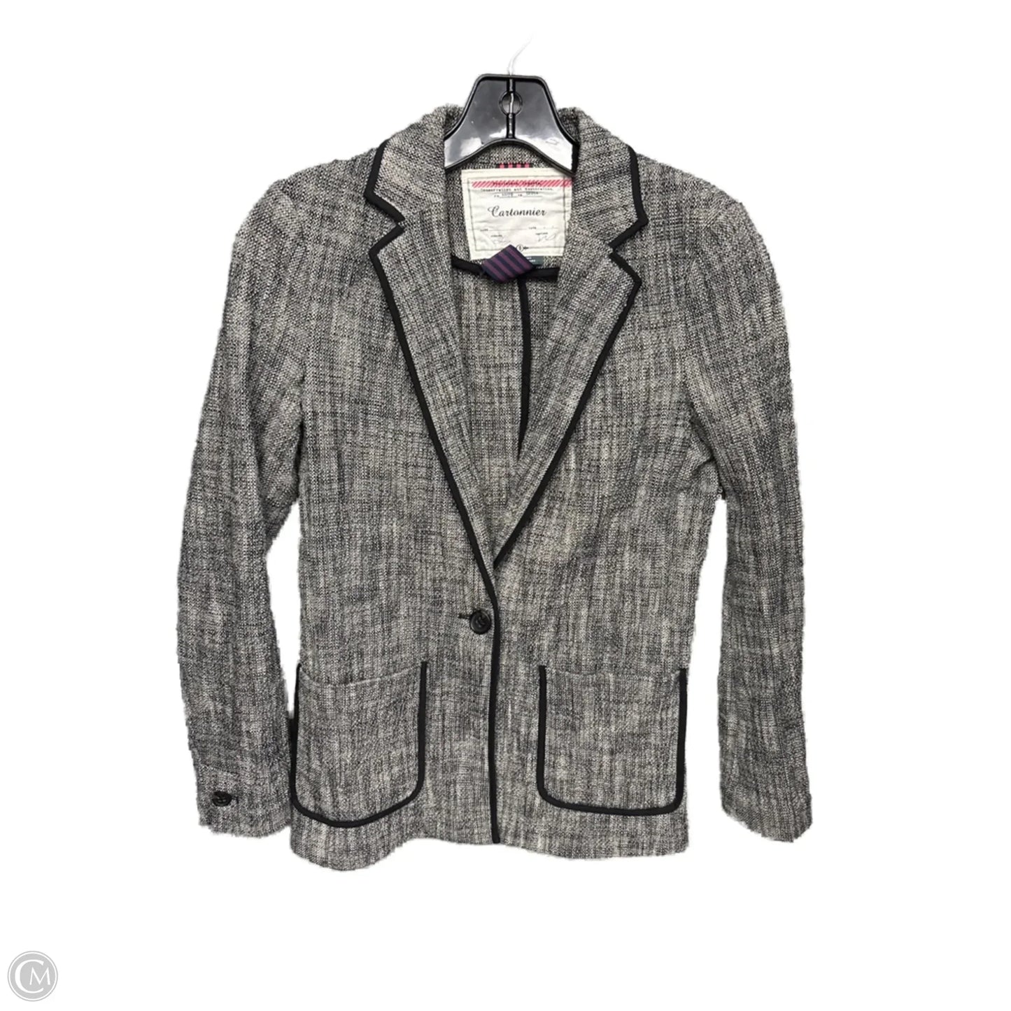 Blazer By Anthropologie In Black & Cream, Size: 0