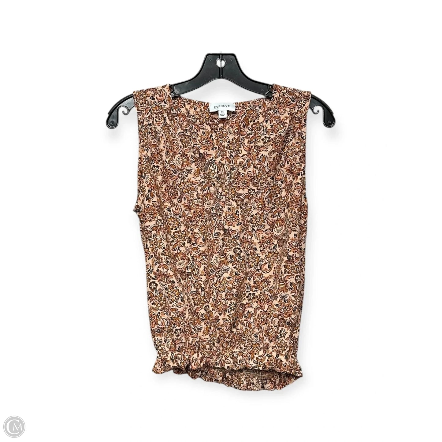 Top Sleeveless By Evereve In Orange, Size: Xs