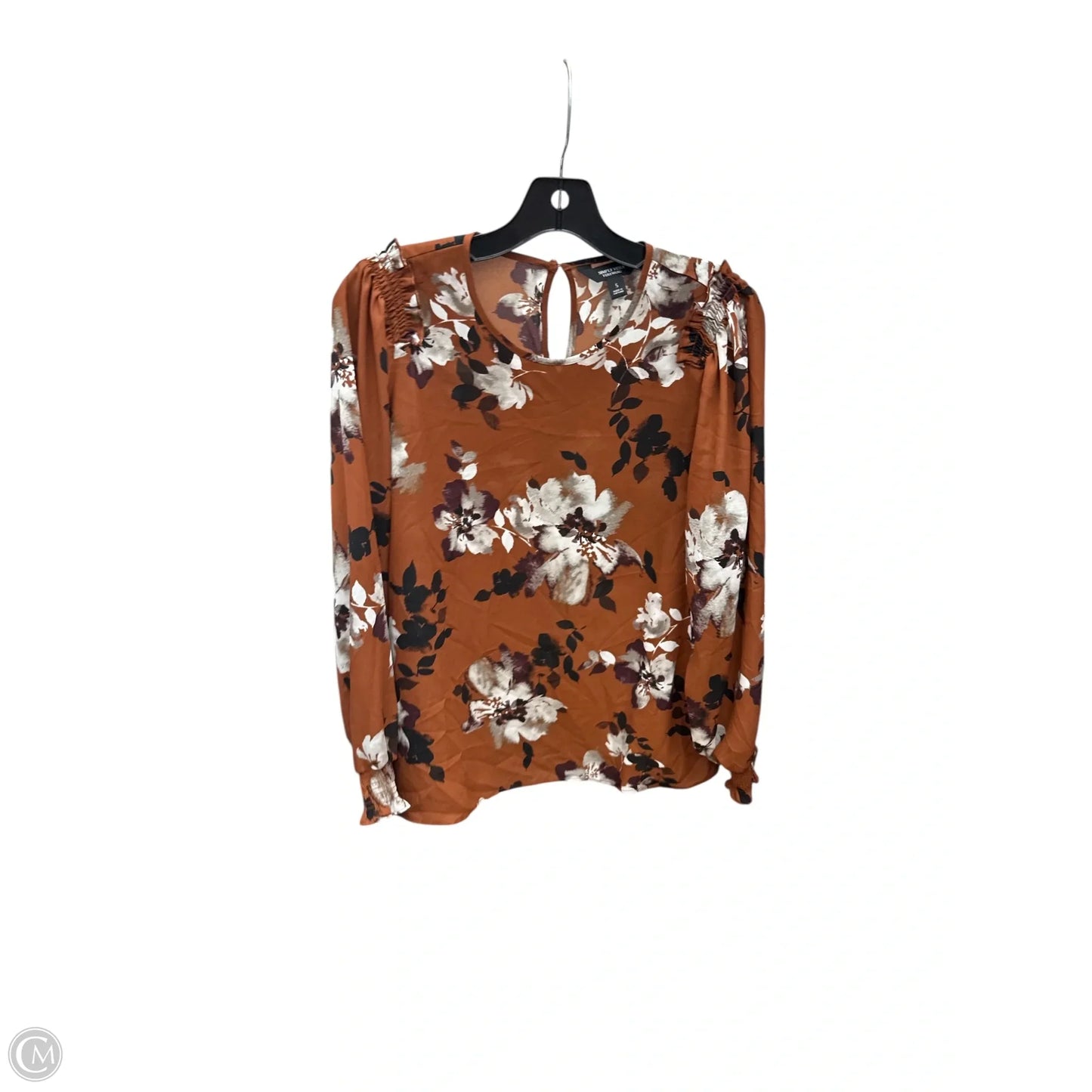 Top Long Sleeve By Simply Vera In Floral Print, Size: S
