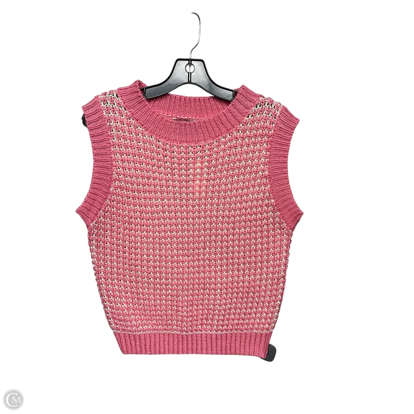 Vest Sweater By 4s13nna In Pink, Size: M