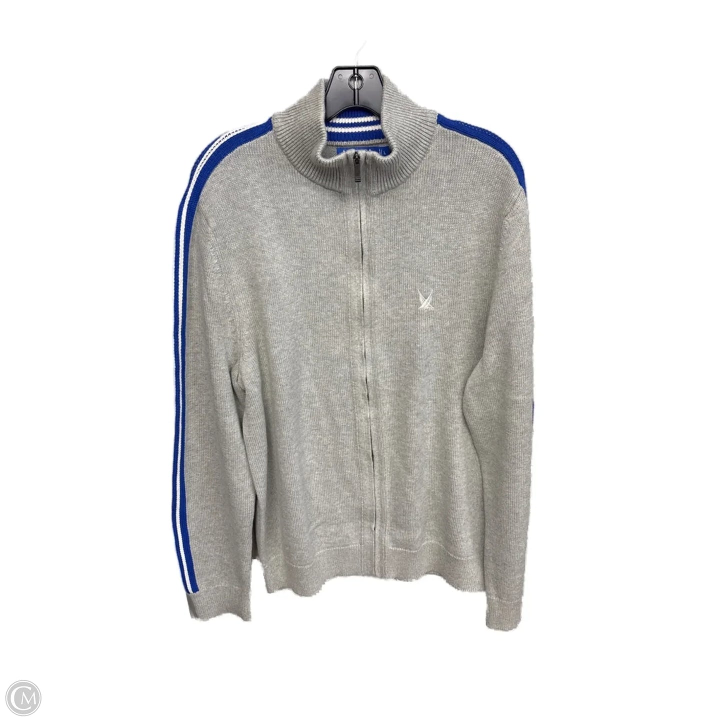 Sweater By Nautica In Grey, Size: L