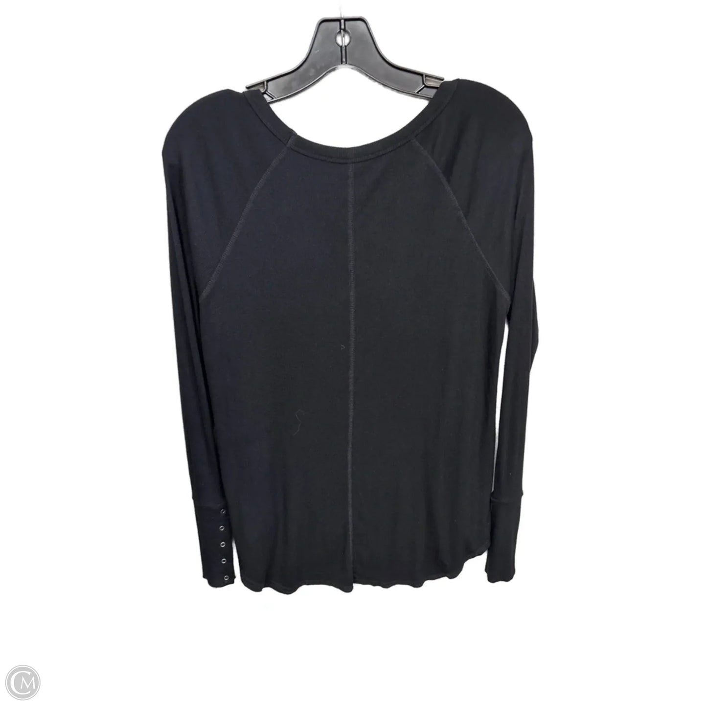 Top Long Sleeve Basic By Evereve In Black, Size: S