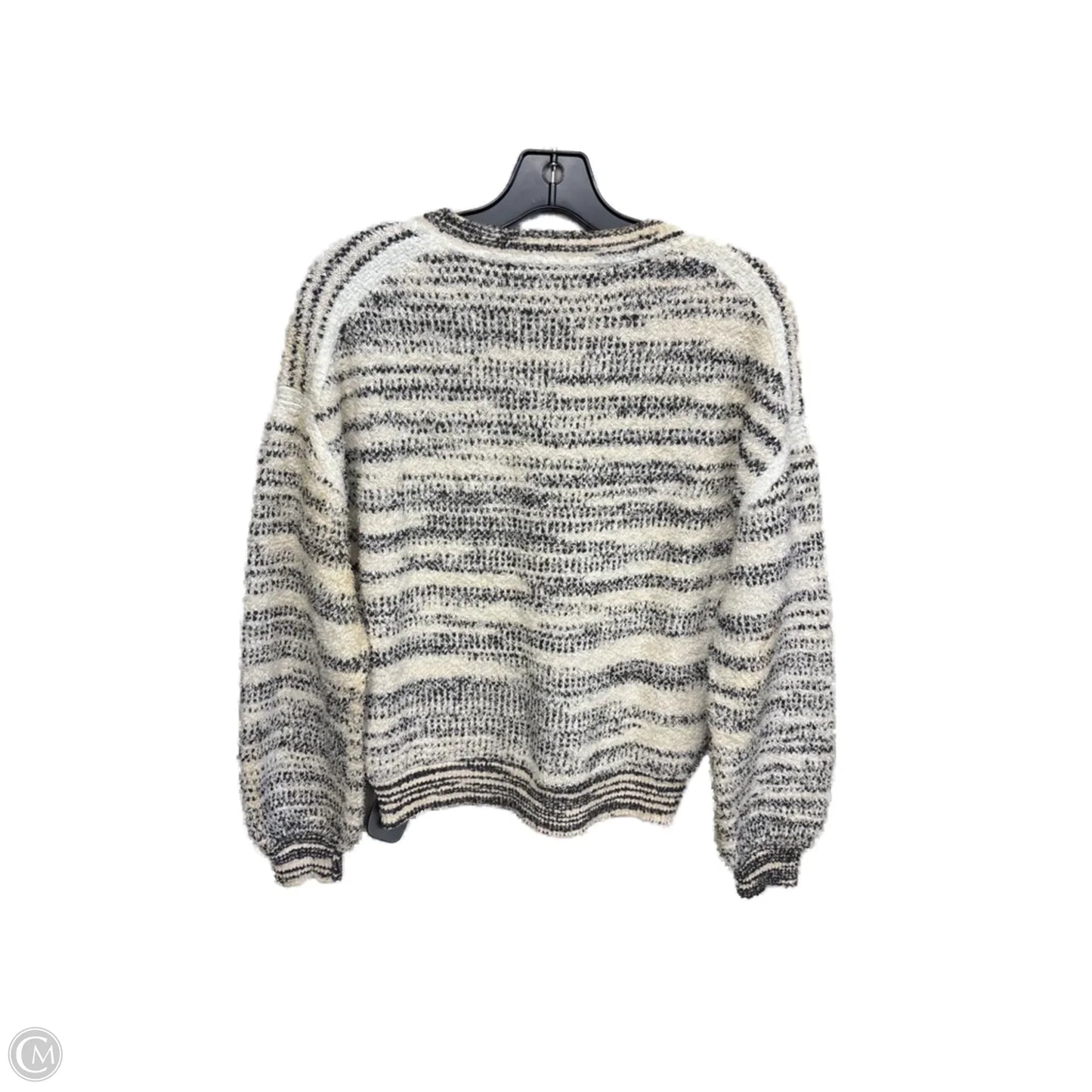 Cardigan By J. Crew In Grey & Yellow, Size: S