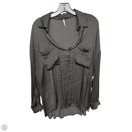 Top Long Sleeve By Free People In Black, Size: M