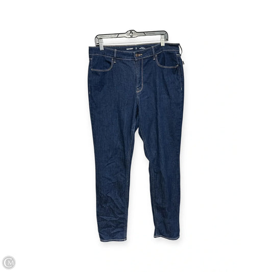 Jeans Straight By Old Navy In Blue Denim, Size: 12l