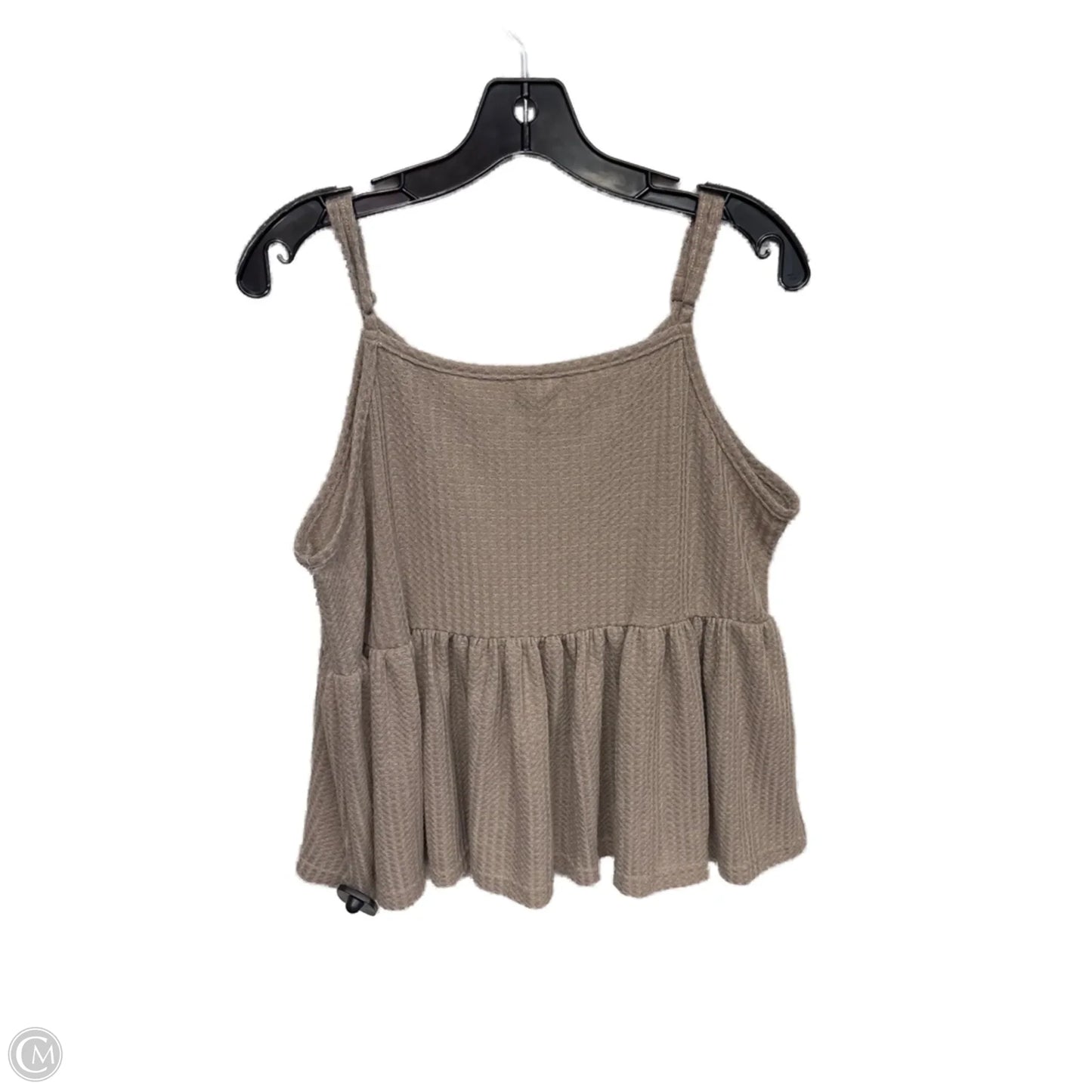 Top Sleeveless By Shein In Brown, Size: 0x
