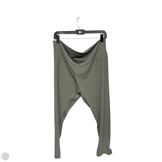 Athletic Leggings By Lululemon In Green, Size: 16