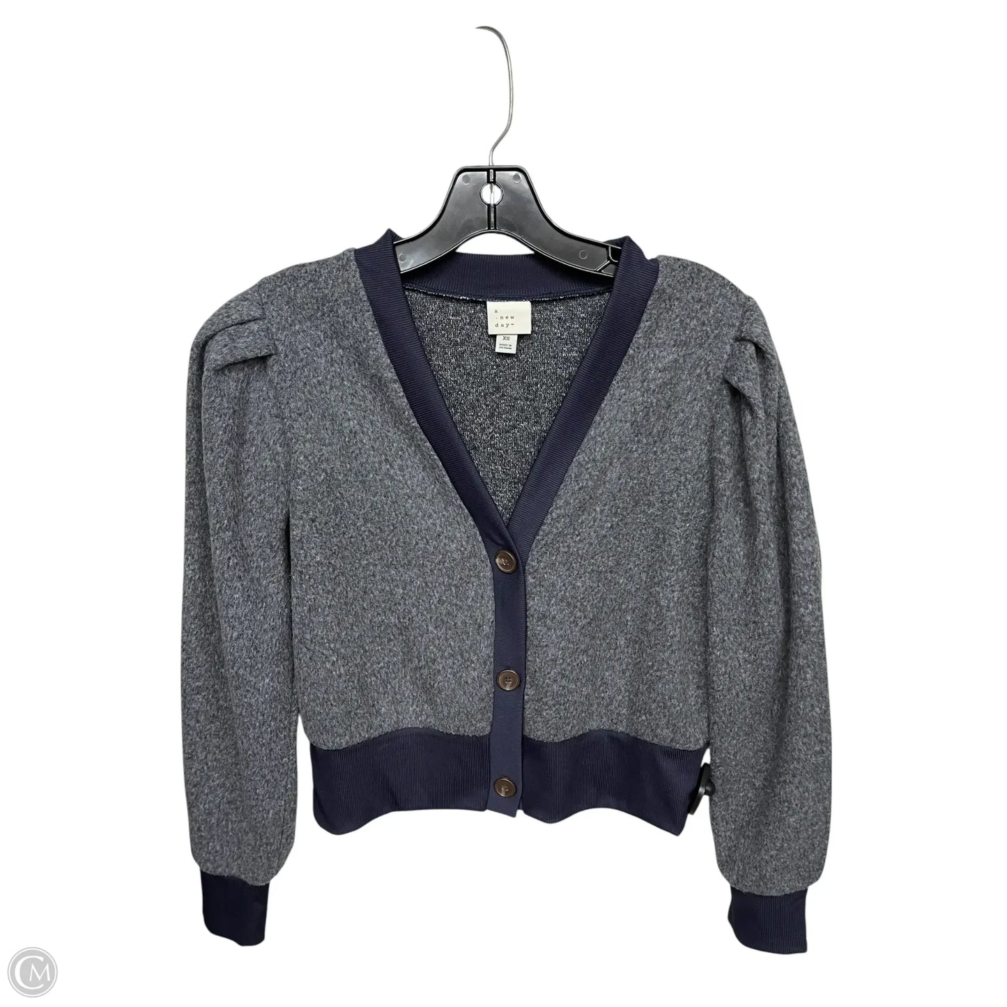 Cardigan By A New Day In Navy, Size: Xs
