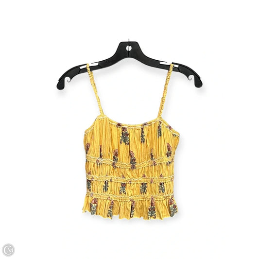 Top Sleeveless By We The Free In Yellow, Size: Xs