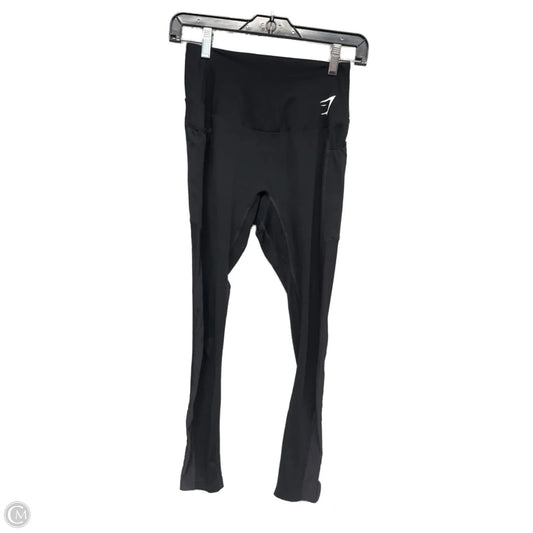 Athletic Leggings By Gym Shark In Black, Size: S