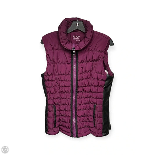 Vest Puffer & Quilted By Marc New York In Purple, Size: M