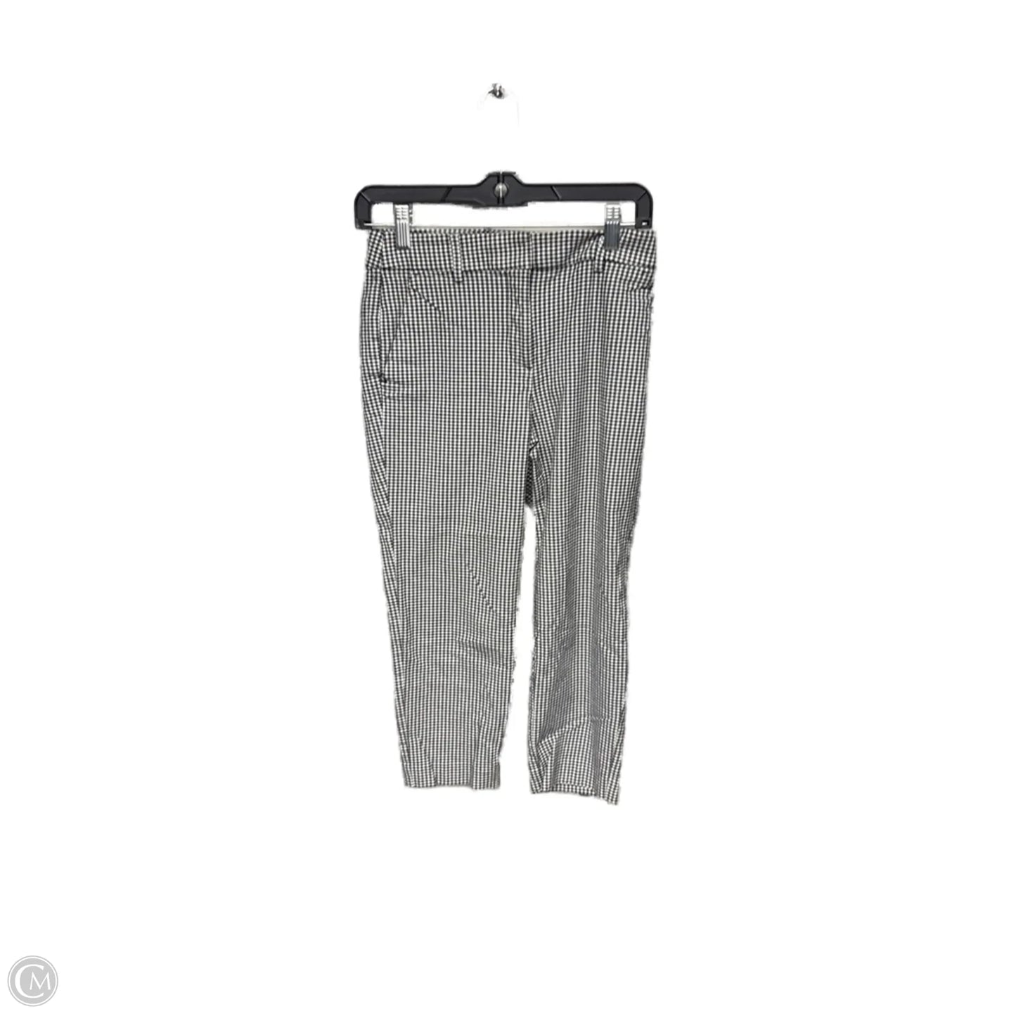 Pants Cropped By Loft In Black & White, Size: 0p