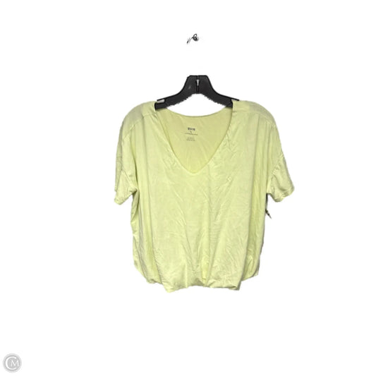 Top Short Sleeve By Maeve In Yellow, Size: Xxs