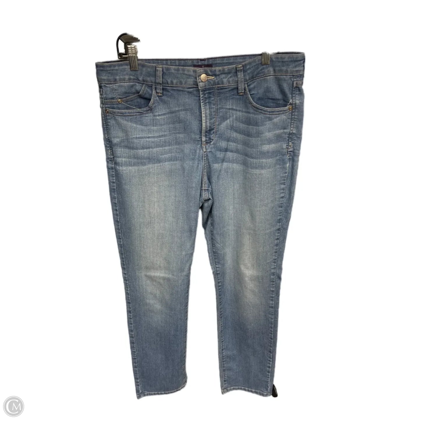 Jeans Skinny By Not Your Daughters Jeans In Blue Denim, Size: 14