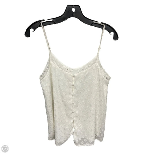 Top Sleeveless By Maurices In Ivory, Size: S