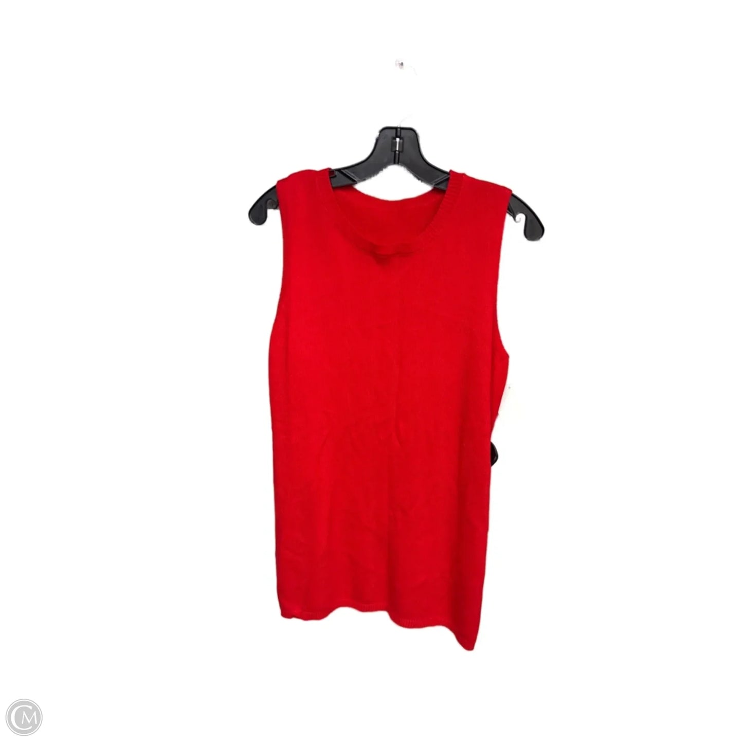 Top Sleeveless By Clothes Mentor In Red, Size: M