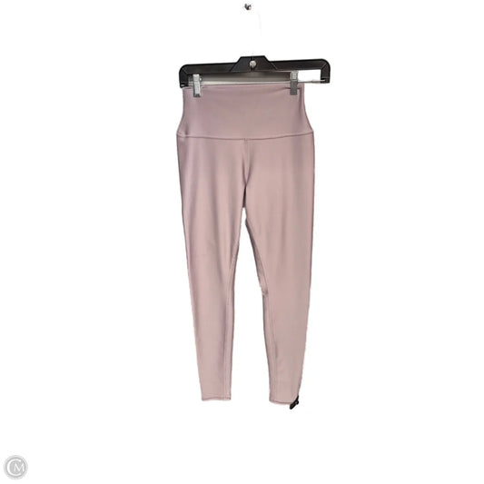 Athletic Leggings By Alo In Mauve, Size: M
