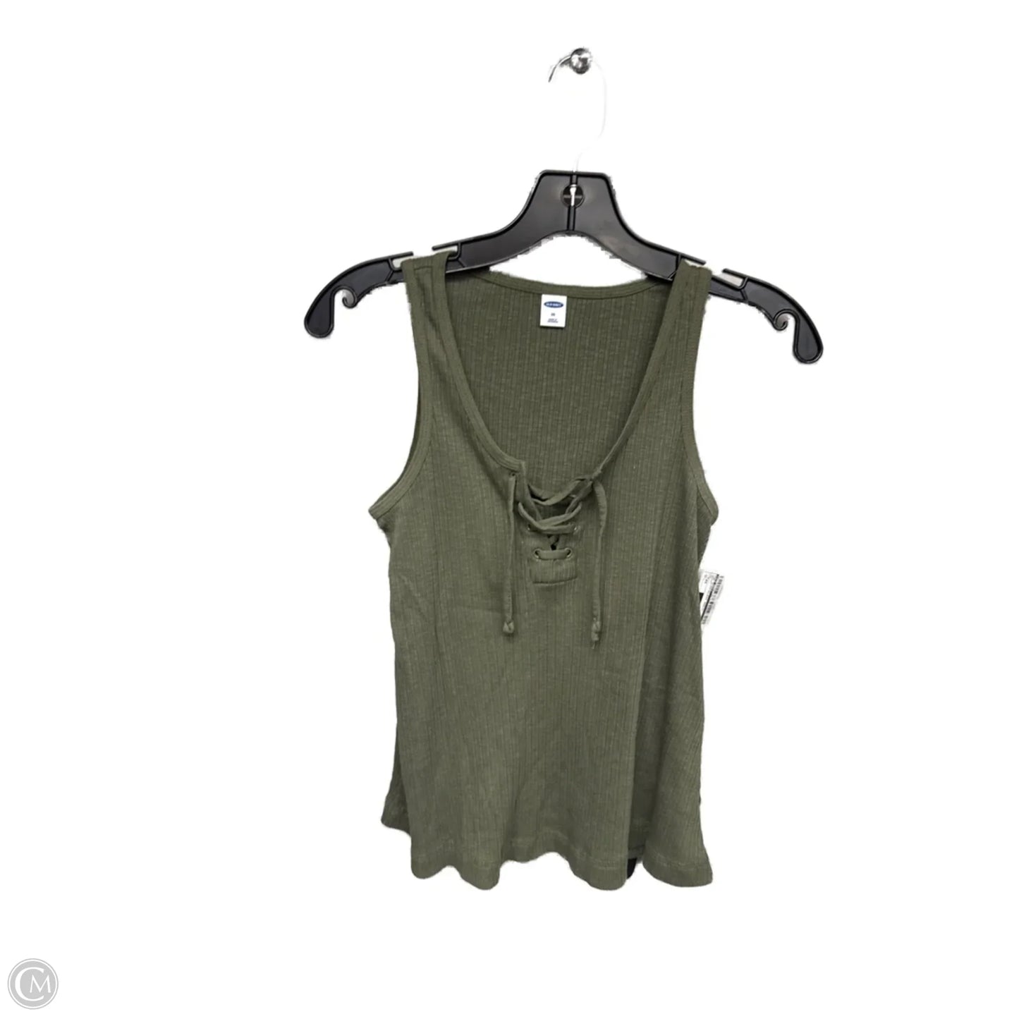Top Sleeveless Basic By Old Navy In Green, Size: Xs