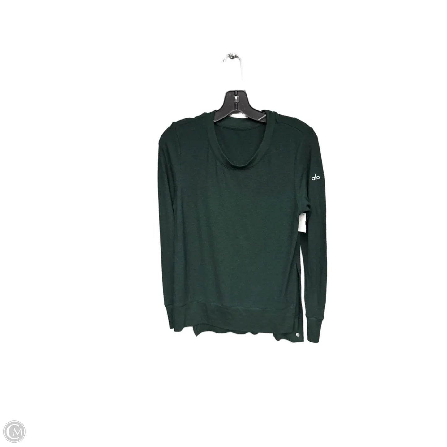 Top Long Sleeve By Alo In Green, Size: M