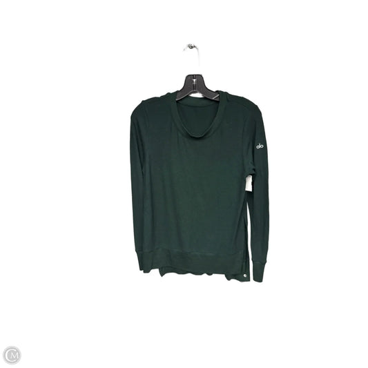 Top Long Sleeve By Alo In Green, Size: M