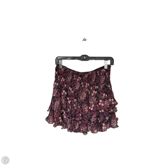 Skirt Mini & Short By Clothes Mentor In Black & Red, Size: S