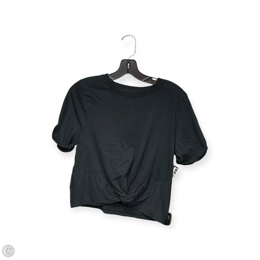 Athletic Top Short Sleeve By Fabletics In Black, Size: M
