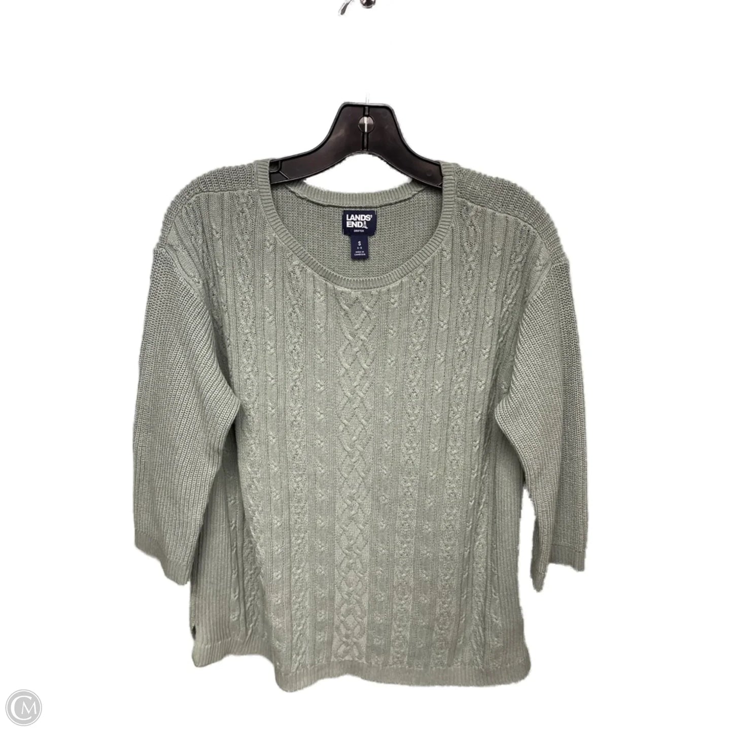 Sweater By Lands End In Green, Size: S