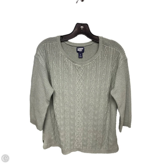 Sweater By Lands End In Green, Size: S