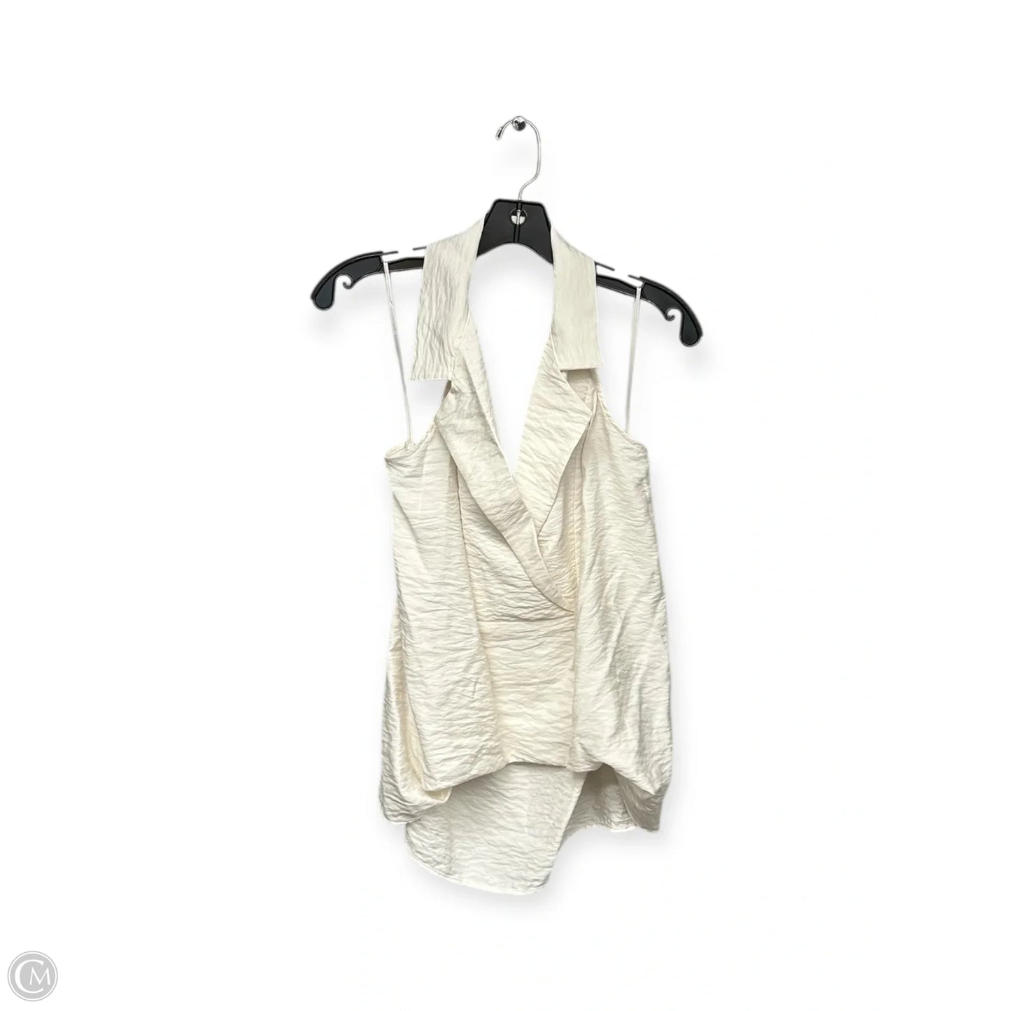 Top Sleeveless By Anthropologie In Cream, Size: M
