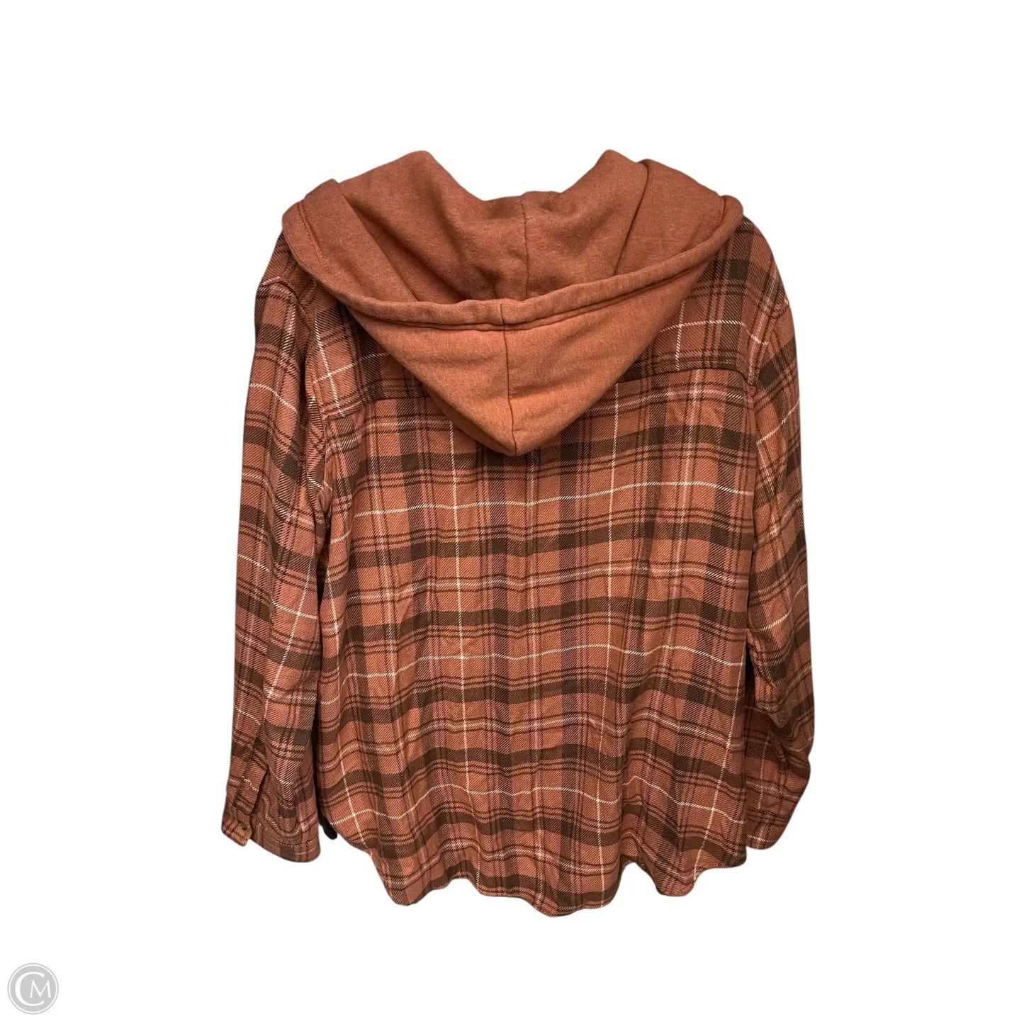 Top Long Sleeve By American Eagle In Orange, Size: M