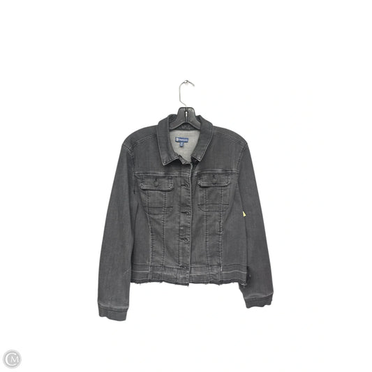 Jacket Denim By Democracy In Grey, Size: M