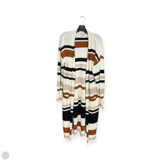 Cardigan By Allison Joy In Striped Pattern, Size: L